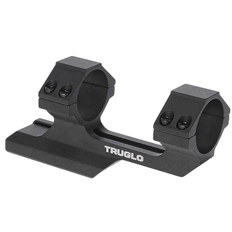 TRUGLO Tactical Hunting Shooting Versatile Durable One-Piece Picatinny Style Scope Mount with Rings