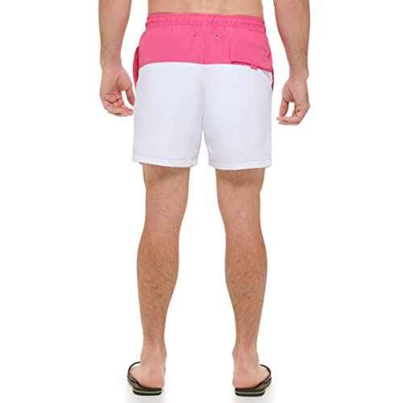 Calvin Klein Men's Standard Uv Protected Quick Dry Drawstring Multicolor Swim Trunk