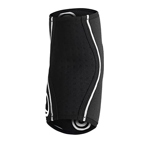 Rehband Elbow Support & Protector for Men & Women Black, 5mm Neoprene Elbow Protection for Volleyball & Handball & Indoor Sports
