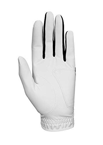 Callaway Golf Weather Spann Glove (Worn on Left Hand, Ladies 2019, Small, White (2-pack))