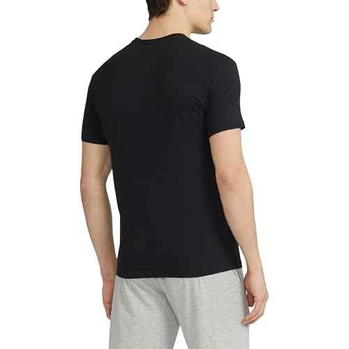 POLO RALPH LAUREN Mens 4d Flex Cooling Ventilation Cotton Modal Crew Undershirts, 3-Pack