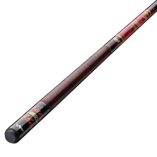 Viper by GLD Products Underground 58" 2-Piece Billiard/Pool Cue, Fatal Shot, 19 Ounce,Red,50-0652-19