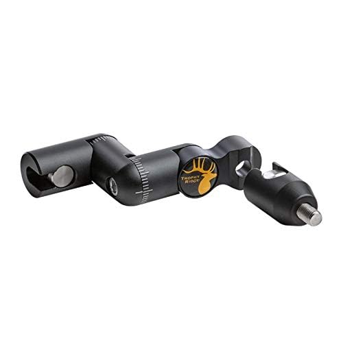 Trophy Ridge Hitman Sidebar Archery Bow Stabilizer Bracket - Quick Connect System, Easy Adjustment for Stabilizer Positioning, Convenient for Storage and Transportation , 6"