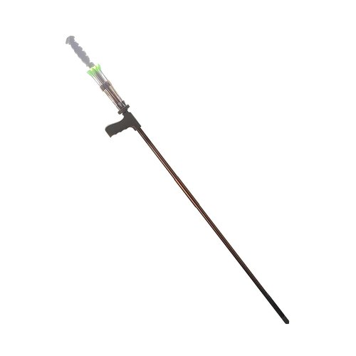 Tim Wells Slock Master Blowgun, 5 Ft Long .625 Big Bore Caliber, Includes Pistol Grip and Quiver, 10 Razor Darts and 10 Blow Darts Included, Bronze Color