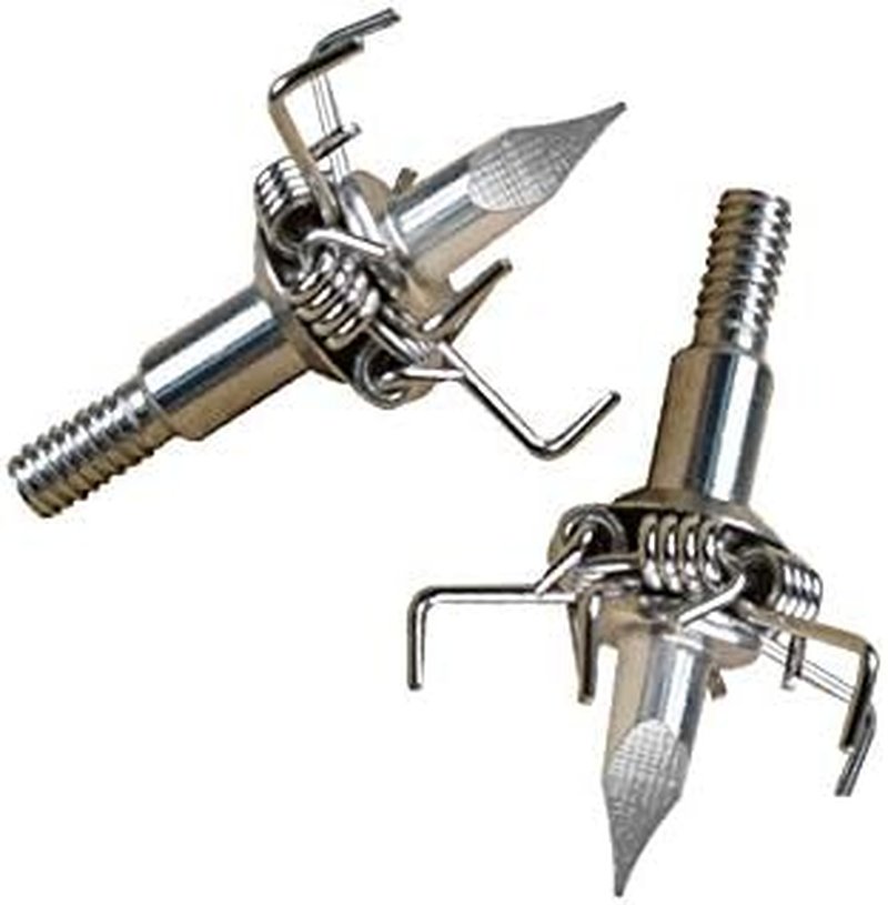 NIKA Archery 100 Grain Judo Broadheads - 5 Claw Hunting Arrow Tips for Small Game | 12 Pack
