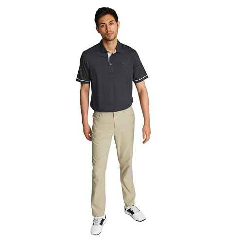 PUMA GOLF Dealer 5 Pocket Pant, Alabaster, 33/34