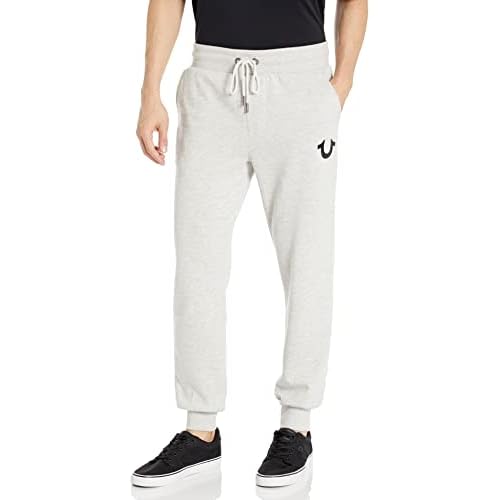 True Religion Men's Metallic Horseshoe Jogger