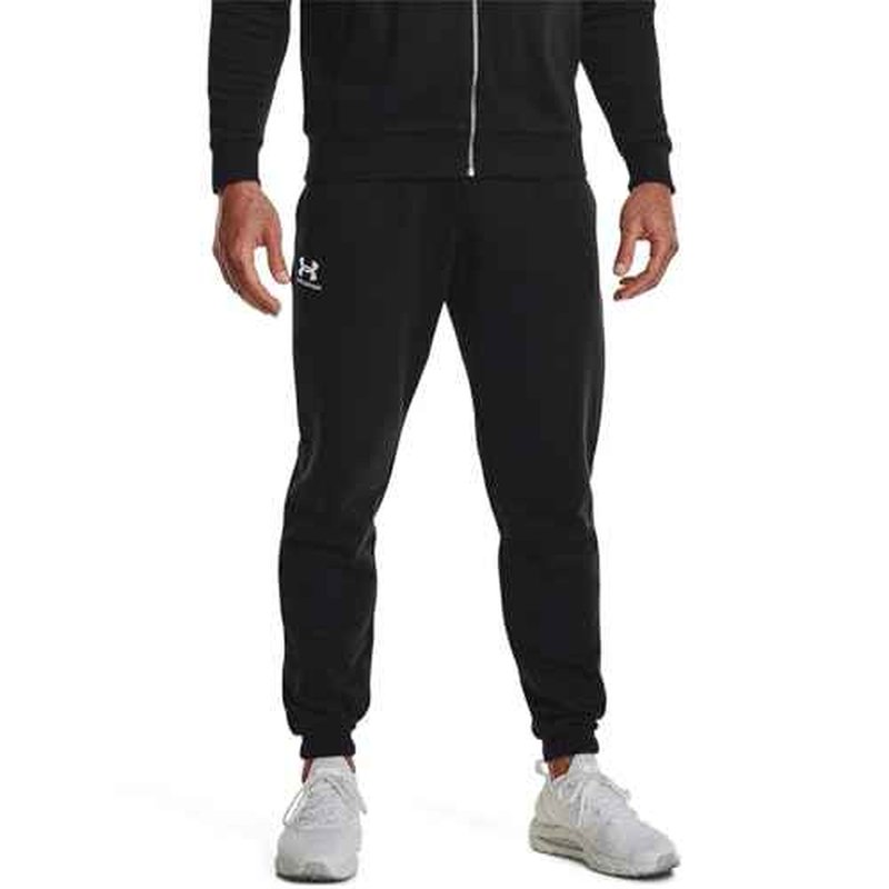 Under Armour Men's Essential Fleece Joggers, Black