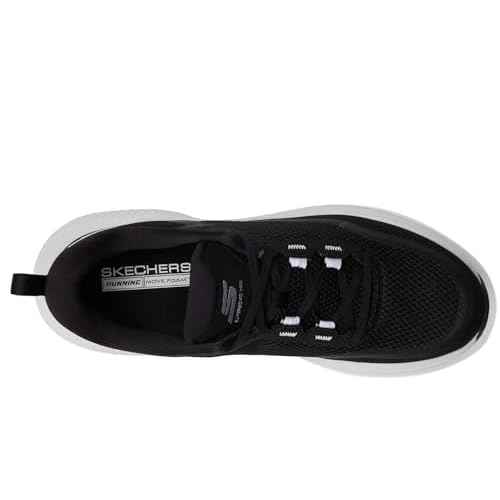 Skechers Women's Go Run Supersonic Max, Black/White, 9