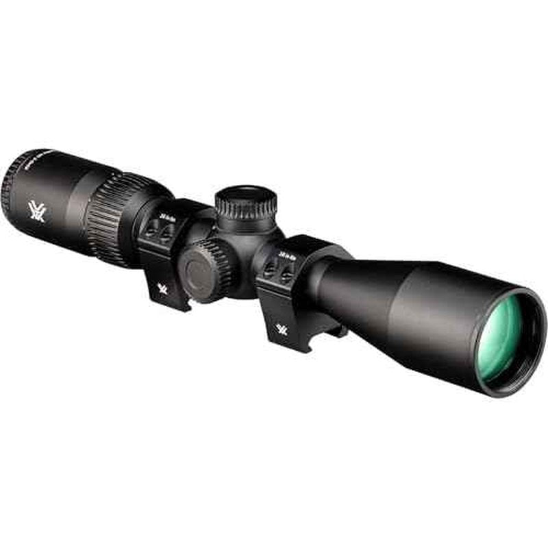 Vortex Triumph HD 3-9x40 Second Focal Plane, 1-inch Tube Riflescope Kit - Dead-Hold BDC (MOA) Reticle, 1" Hunter Rings - 0.90" Low Height, Neoprene Cover