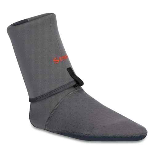 Simms Guide Guard Neoprene Wading Socks for Fly Fishing - Unisex, Abrasion-Resistant, 3.5mm Neoprene, Sizes XS-XL