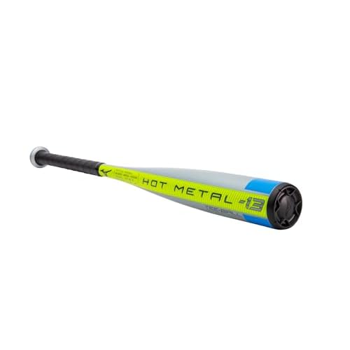 Mizuno HOT METAL T-Ball -13 USA Baseball Bat | 2 1/4 inch Barrel | 1 Piece Aluminum | Lightweight Design | Speed Helix Grip