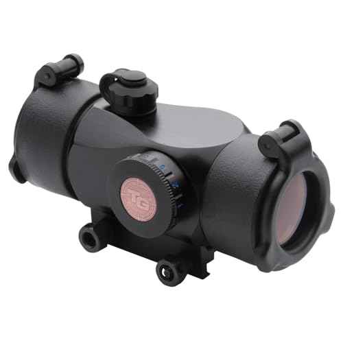 TRUGLO Triton 30mm 5-MOA Hunting Durable Lightweight Waterproof Fogproof Shock Resistant Adjustable Aluminum Tri-Color Dot Sight Battery Included