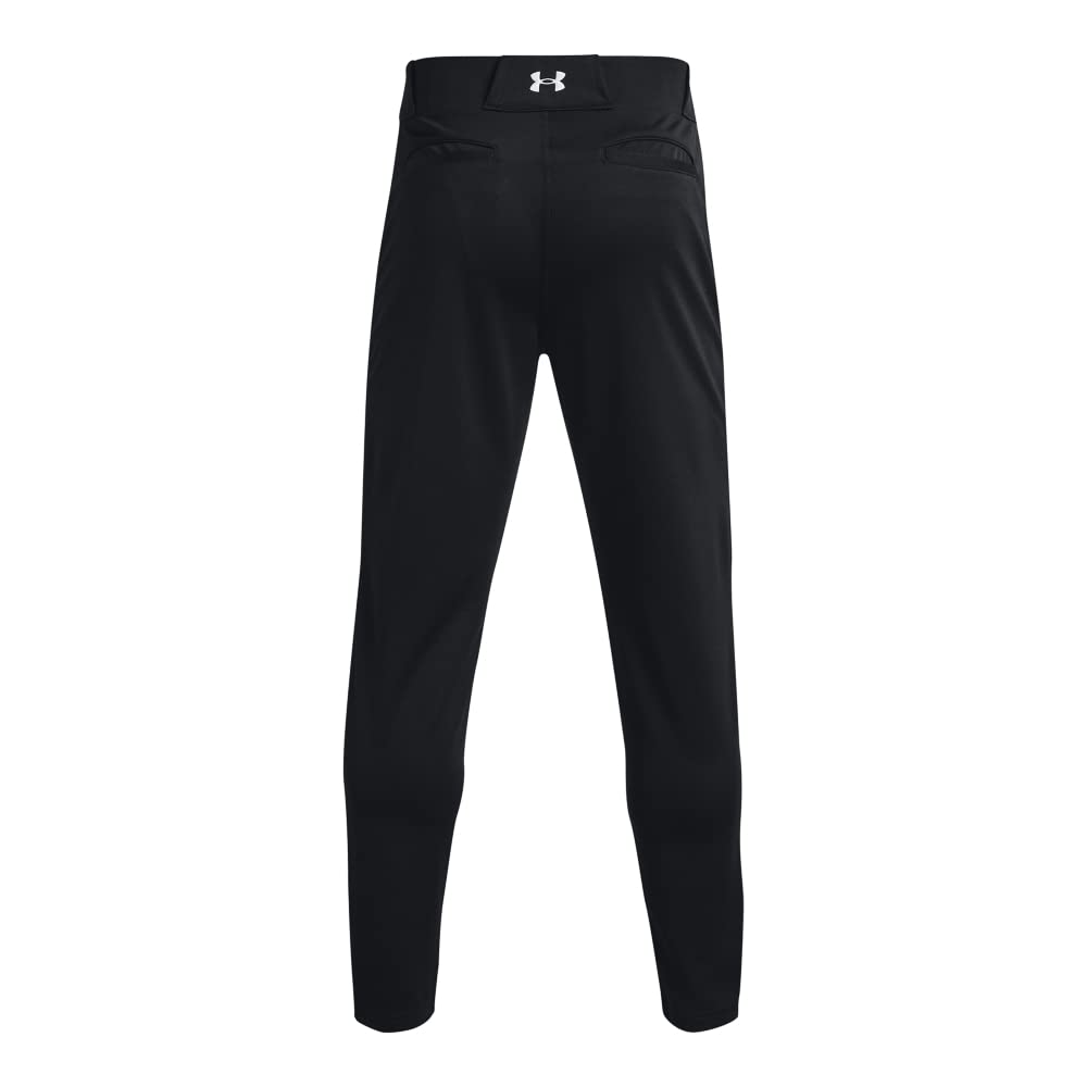 Under Armour Men's Utility Baseball Pants 22, (001) Black / / White, Small