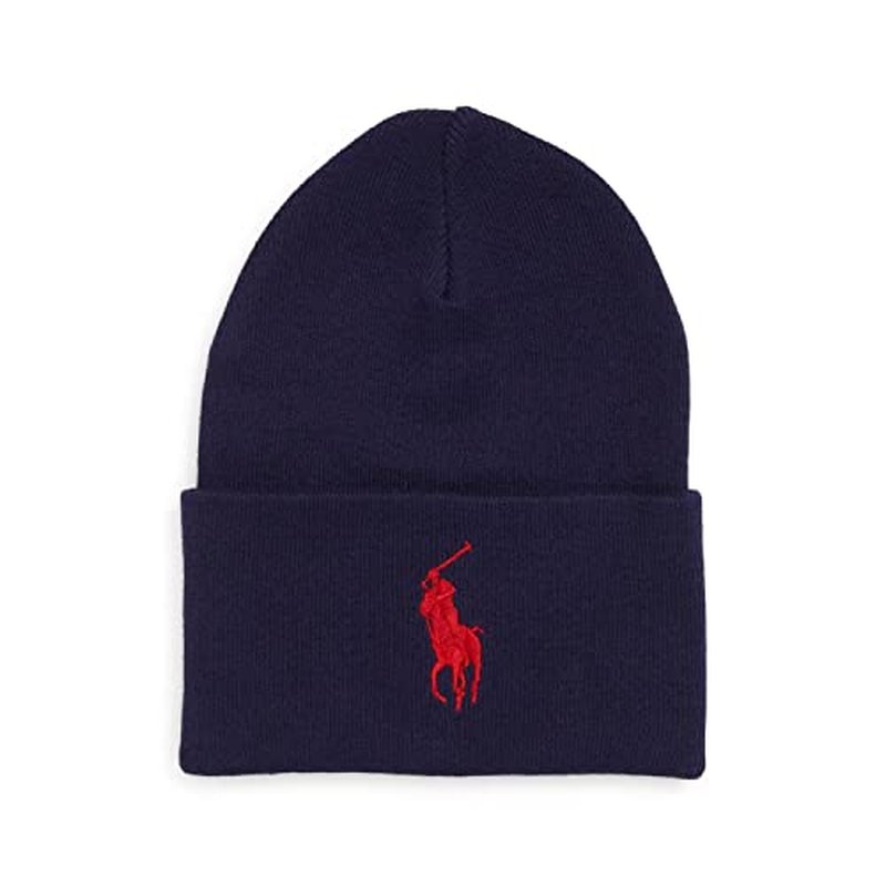 POLO RALPH LAUREN Men`s Big Pony Beanie (N(PP0642-410)/R, One Size)