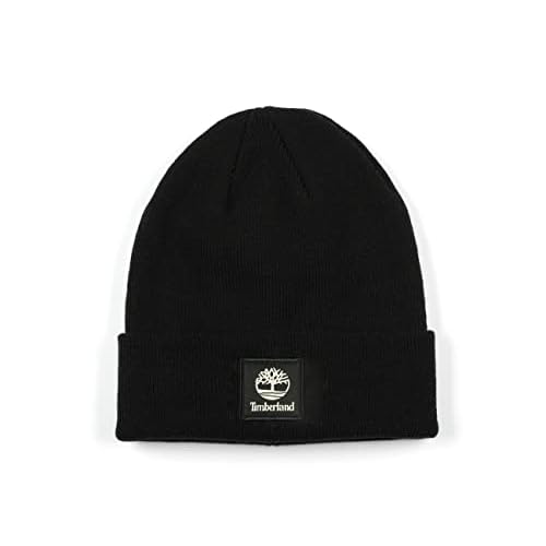 Timberland Men's Cuffed Beanie with Tonal Patch