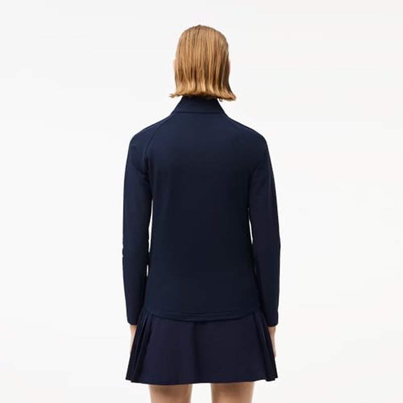 Lacoste Women's Sport Slim Fit Zip-up Golf Layering Jacket