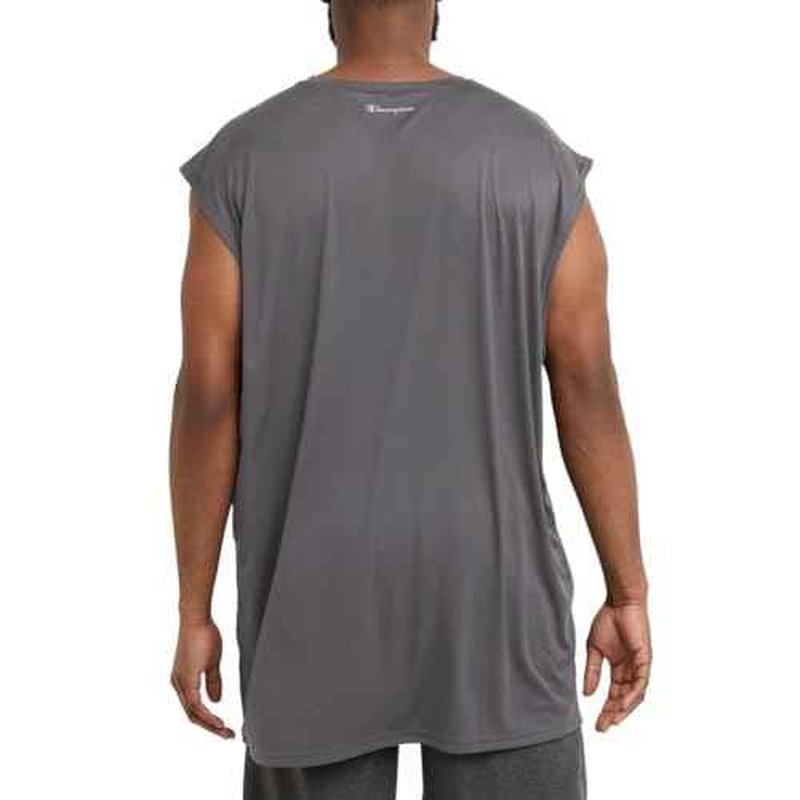 Champion Men's Sleeveless T-shirt, Sport Tank, Muscle T-shirt for Men (Reg. Or Big & Tall)