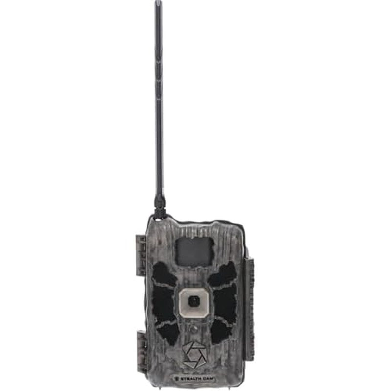 Stealth Cam Deceptor NO GLO 80ft Detection & IR Range 40MP Photo 1440P HD Video Capture Hunting Cellular Trail Camera and FieldMax Lithium Rechargeable Battery Cartridge - Dual Network