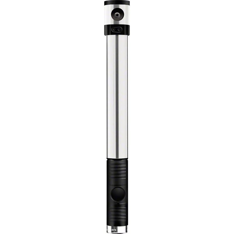 Klic Hand Pump w/Gauge - High Volume/High Pressure, Co2, Portable, Lightweight Bike Hand Pump for Presta and Schrader Valve