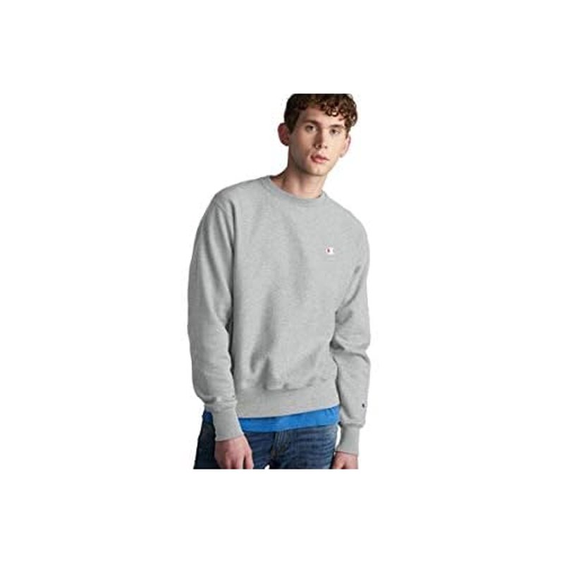 Champion mens Crewneck Sweatshirt, Reverse Weave, Heavyweight Fleece Sweatshirt for Men
