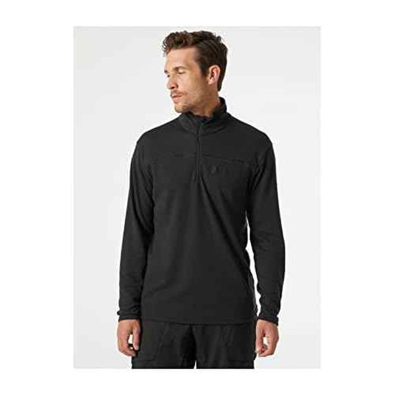 Helly-Hansen Men's HP 1/2 Zip Pullover, 982 Ebony, XX-Large
