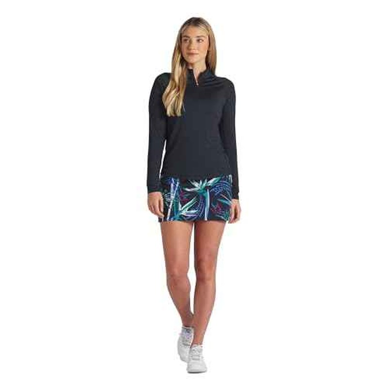 PUMA Golf Women's You-V Solid 1/4 Zip, DEEP Navy