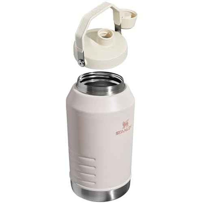 Stanley IceFlow Fast Flow Jug with Handle 96 oz | Twist On Angled Spout Lid | Leakproof for Travel and Sports | Insulated Stainless Steel | BPA-Free | Rose Quartz