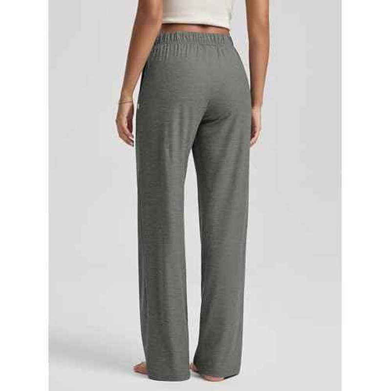 ODODOS Women's Straight Leg Pants Ultra Soft Stratum Tech Relaxed Casual Pajama Lounge Pants with Pockets-29/31" Inseam