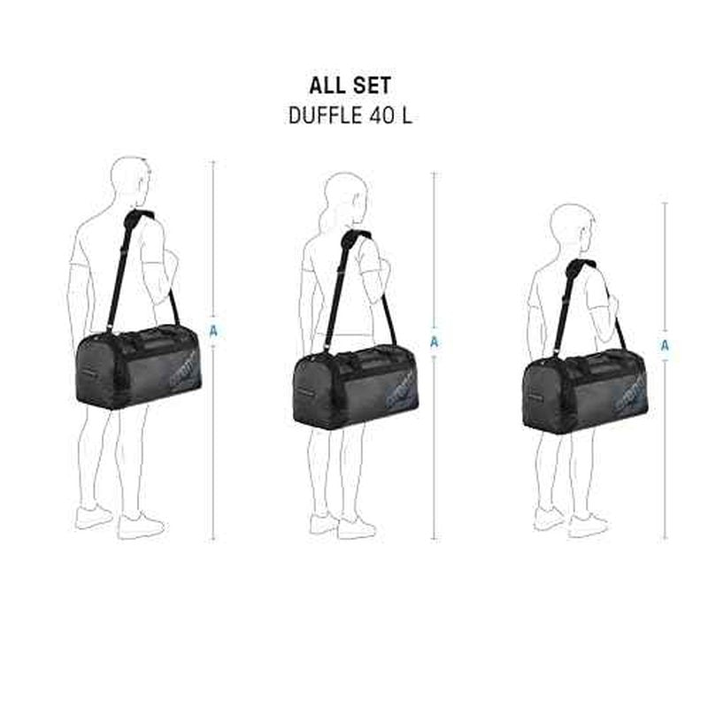 ARENA Set Duffle Bag Cabin Size Compact Team Luggage Travel Tote 40 Liters
