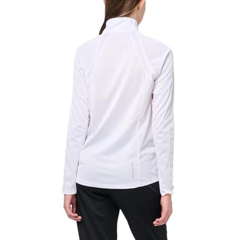 Ariat Women's Sunstopper 3.0 1/4 Zip Baselayer, White, Medium