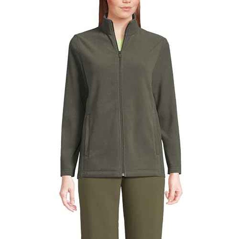 Lands' End Anyweather Fleece Full Zip Jacket