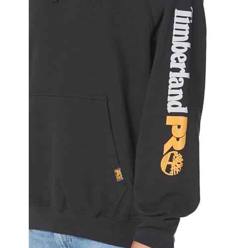 Timberland PRO Men's Hood Honcho Sport Pullover Hooded Sweatshirt, Black, Small
