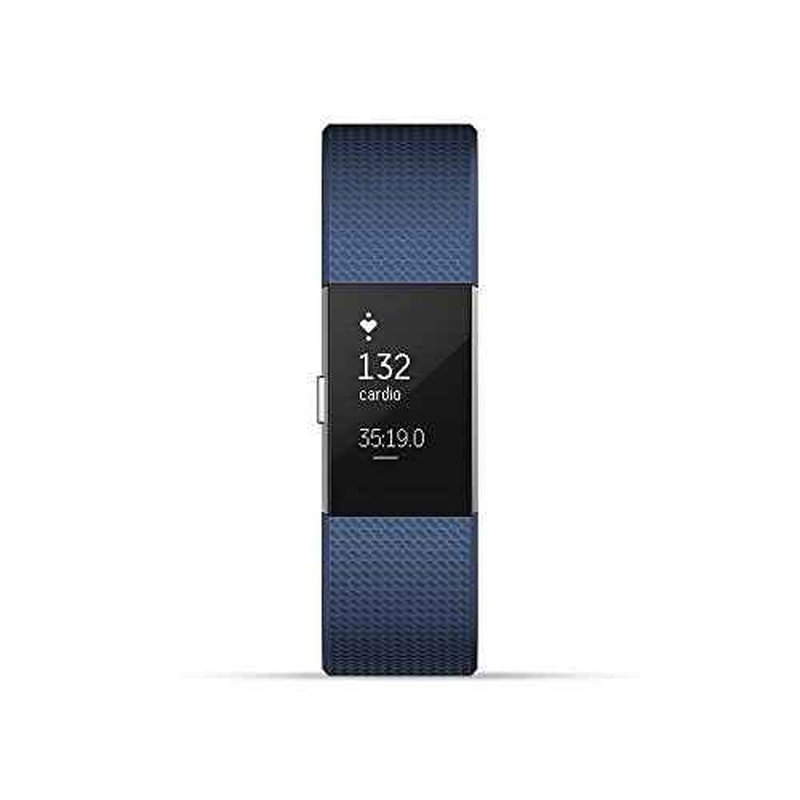 Fitbit Charge 2 Heart Rate + Fitness Wristband, Blue, Small (US Version)