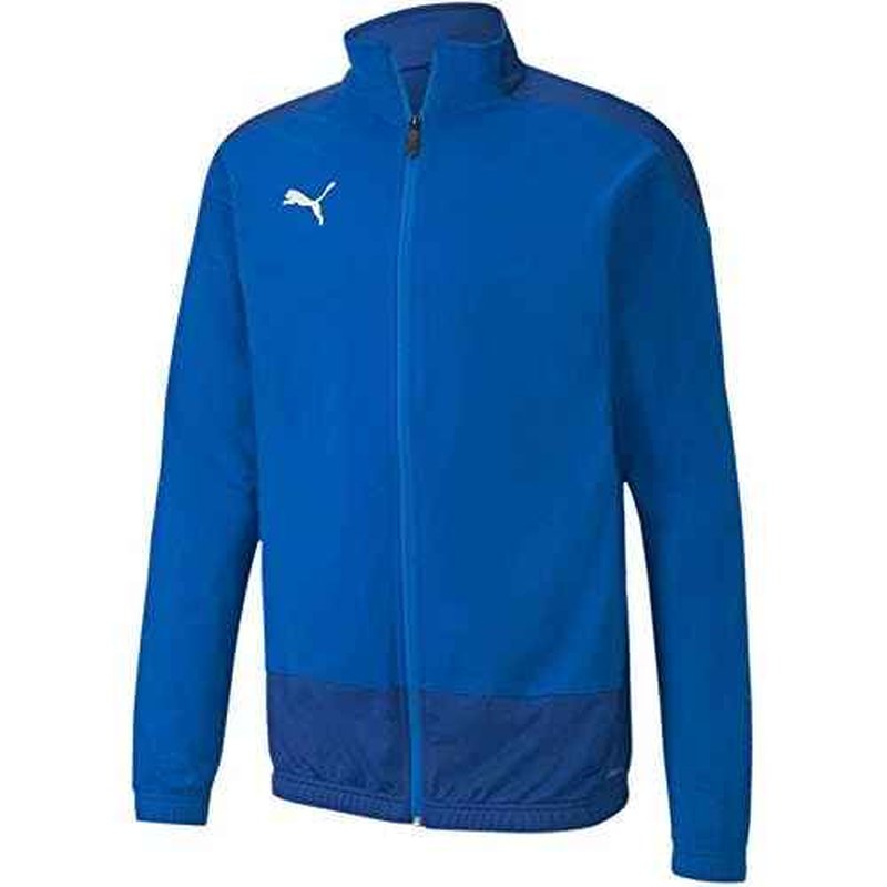 PUMA - Mens Teamgoal 23 Training Jacket, Size: Large, Color: Electric Blue Lemonade/Team Power Blue