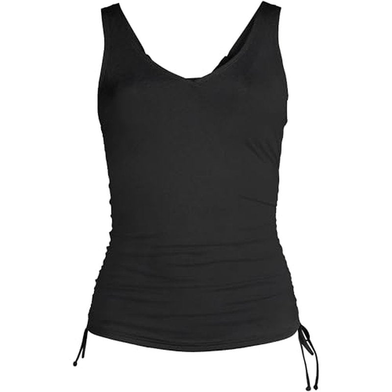 Lands' End Chlorine Resistant Underwire Tankini Swimsuit Top