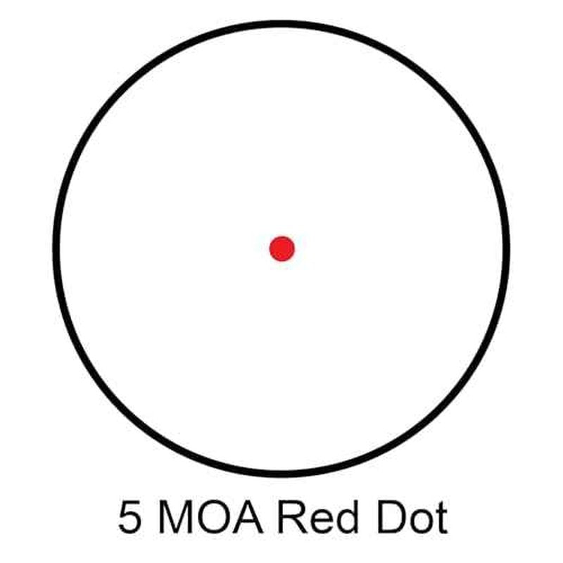 Barska 30mm Red Dot Sight ? 1x Magnification, 5 MOA Reticle, Adjustable Brightness, Unlimited Eye Relief, Weaver Mount ? for Rifles, Handguns, Shotguns & Bows