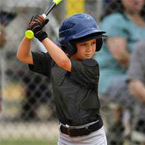 Diamemon Youth Football Practice Jersey Protector Padded Chest Baseball Boys Kids Padded Compression Shirt for Shoulder Heart Guard