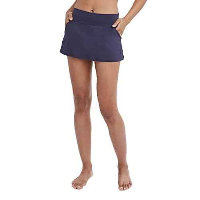 Nautica Women's Standard Skirt ? Quick-Dry, Swim, Tummy Control Skort, Pockets, Volley Shorts