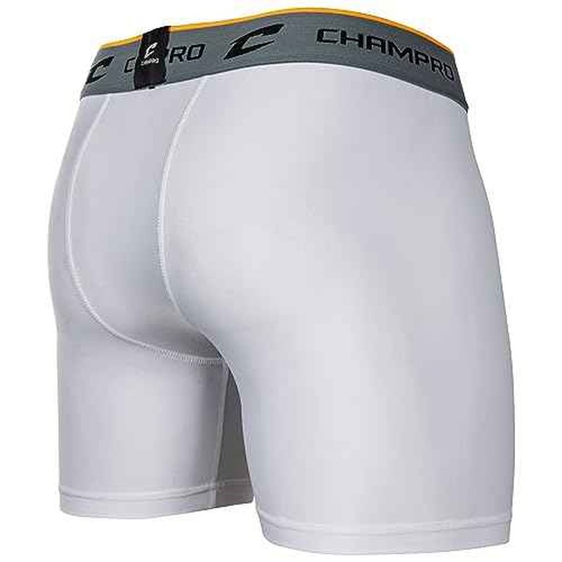 CHAMPRO Compression Boxer Shorts with Athletic Cup