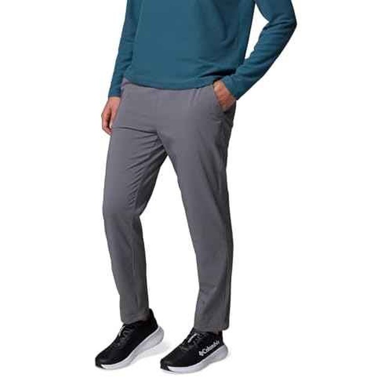Columbia Womens All Seasons Slim Pull-On Pant, City Grey, X-Large x S