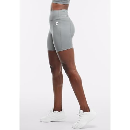 Peloton Women's Cadent 7" High-Rise Pocket Biker Shorts, Workout Shorts, Gym Shorts