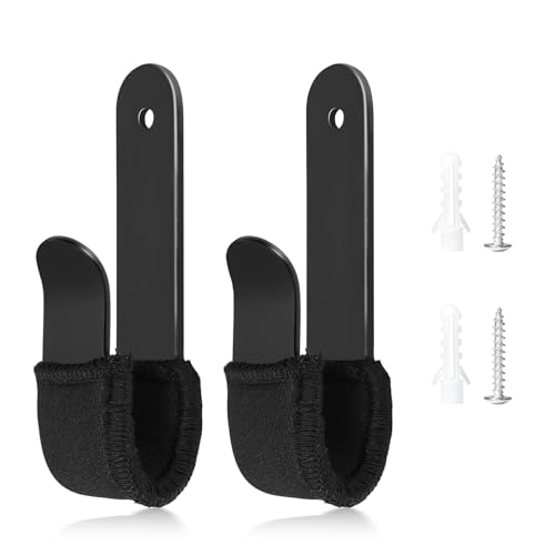 Snowboard Wall Mount Clips, Neoprene Diving Materia Buffer Protection,Horizontal Skateboard Wall Mount,Snowboard Display Stand for Room, Garage