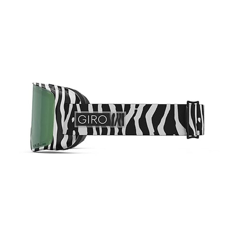 Giro Method Snow Goggles 2024 - Black & White Animal Frame with Vivid Emerald/Vivid Infrared Lens Large