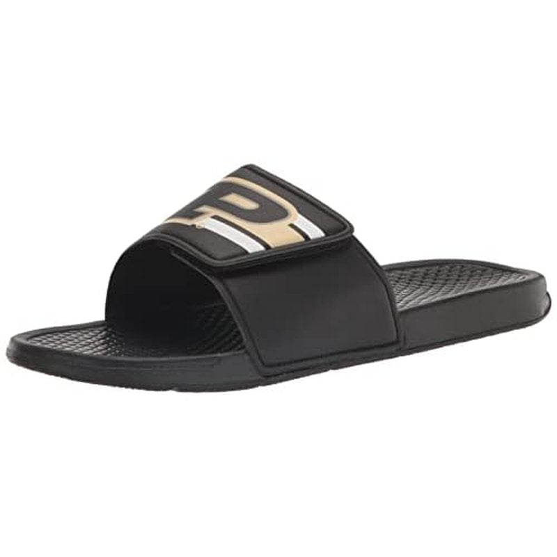 FOCO Louisville Cardinals NCAA Mens Stripe Legacy Sport Slide - L