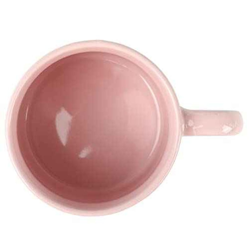 Gibson Home Morning Mist 15 OZ 4 Pack Belly Shaped Stoneware Mugs