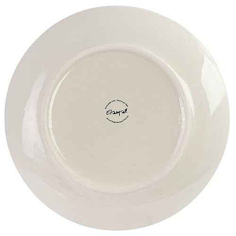 Elama Sebastian 6 Piece Stoneware Dinner Plate Set in Assorted Colors