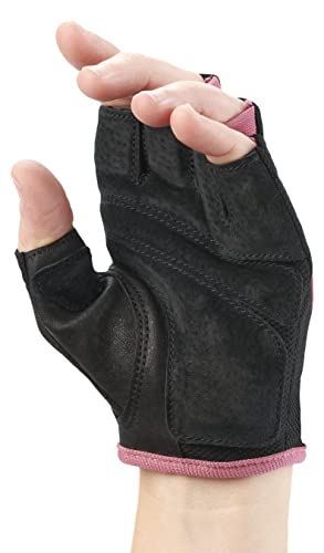 Harbinger Women's Power Gloves for Weightlifting, Training, Fitness, and Gym Workouts with StretchBack Comfort Medium