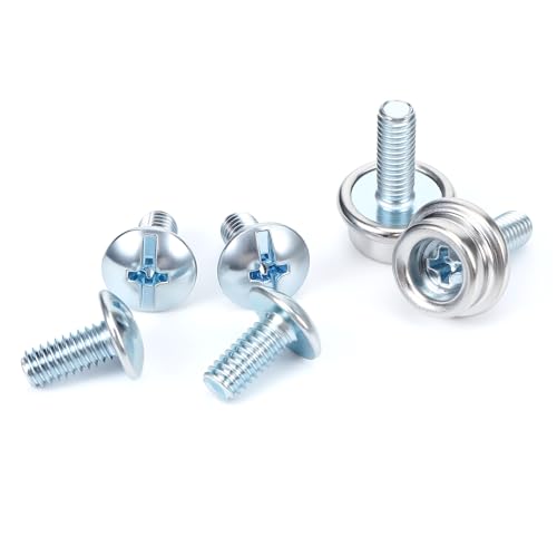 6PCS Stainless Steel Helmet Visor Screws Repair Kit for Hockey & Baseball Helmets