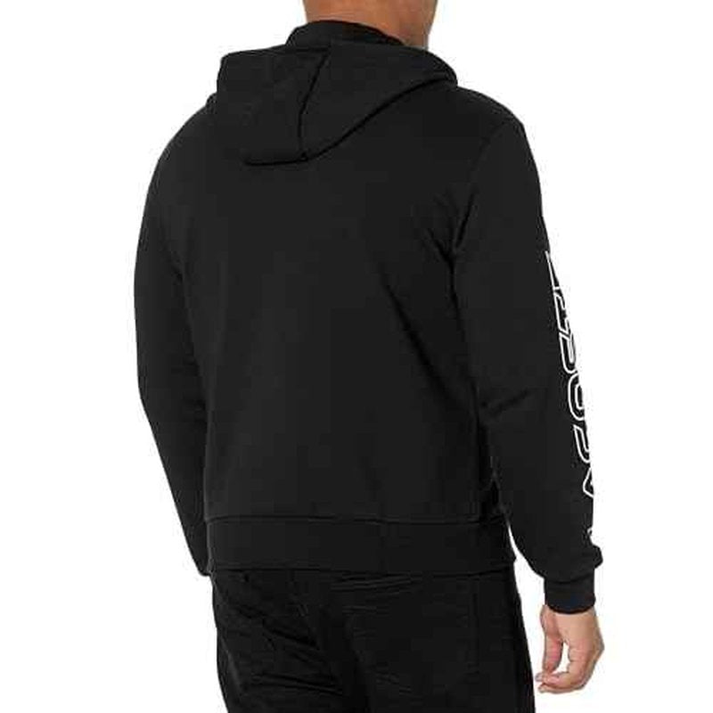 Lacoste mens Taping Full Zip Hooded Sweatshirt